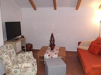 Wohnzimmer Dachgeschoß.